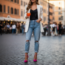 Priscilla décolleté